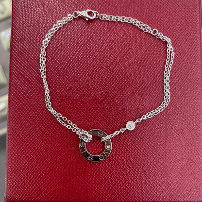 [LUXE]PULSERA AMOR 2 DIAMANTES