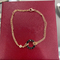 [LUXE]PULSERA AMOR 2 DIAMANTES