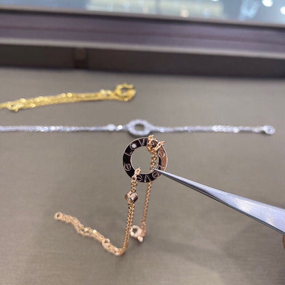 [LUXE]PULSERA AMOR 2 DIAMANTES