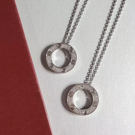 [LUXE]COLLAR AMOR AJUSTABLE PLATA