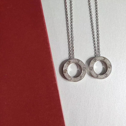[LUXE]COLLAR AMOR AJUSTABLE PLATA