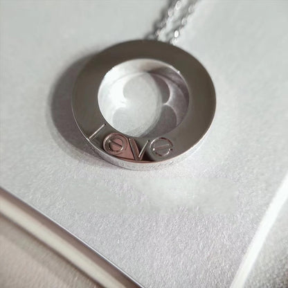 [LUXE]COLLAR AMOR AJUSTABLE PLATA