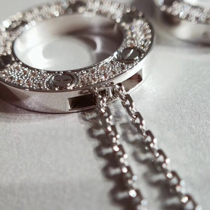 [LUXE]COLLAR AMOR AJUSTABLE PLATA