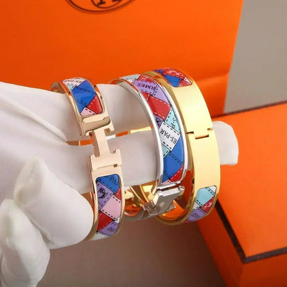 [LUXE]H PULSERA BORDE PUNTEADO 12MM