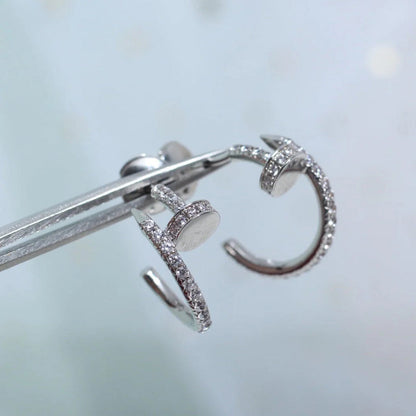 [LUXE] JUSTE FULL DIAMOND SMALL EARRINGS