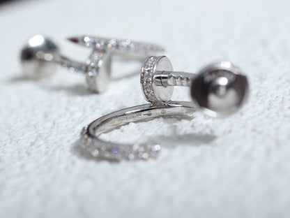PENDIENTES [LUXE]JUSTE 12,75 MM PLATA DIAMANTE