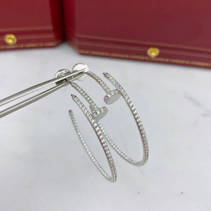 [LUXE] JUSTE FULL DIAMOND LARGE EARRINGS