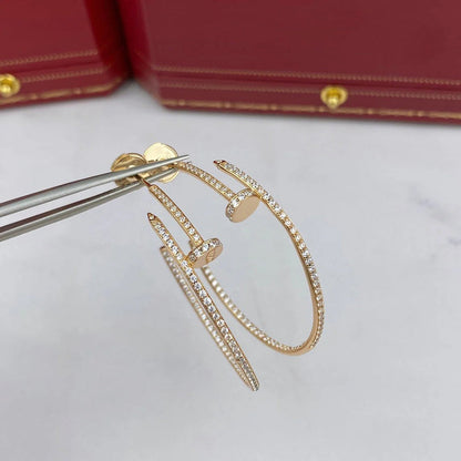 [LUXE] JUSTE FULL DIAMOND LARGE EARRINGS