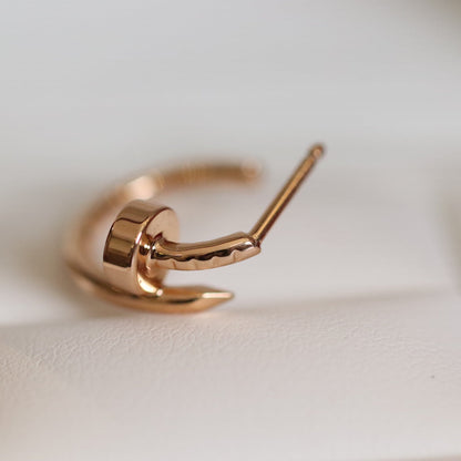 PENDIENTES [LUXE]JUSTE ORO ROSA