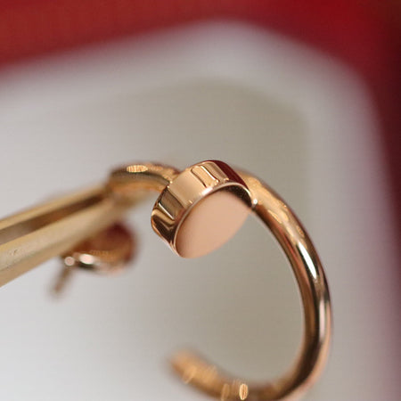 PENDIENTES [LUXE]JUSTE ORO ROSA