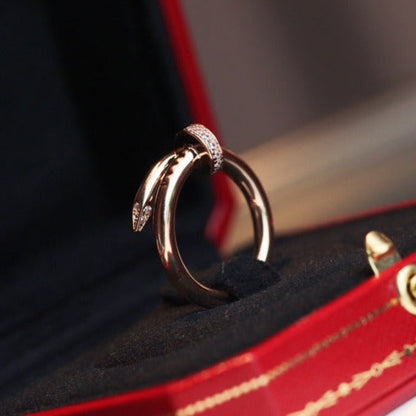 [LUXE]JUSTE ANILLO 2,65 MM ORO ROSA DIAMANTE