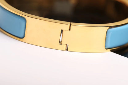 [LUXE]H PULSERA AZUL NUBE ORO DIAMANTE