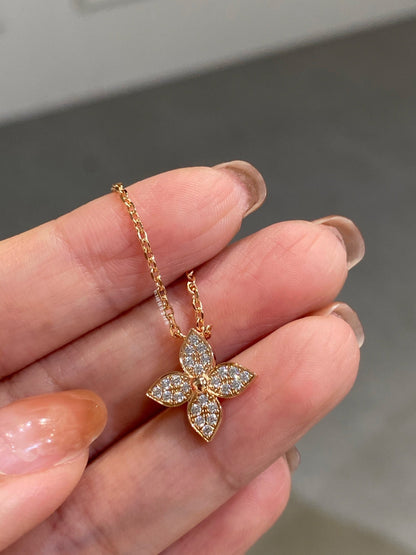 [LUXE]COLLAR DE DIAMANTES CON ESTRELLA
