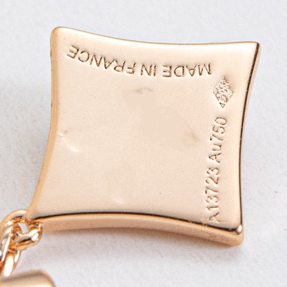 [LUXE]PENDIENTES DE DIAMANTES ESTRELLA ORO