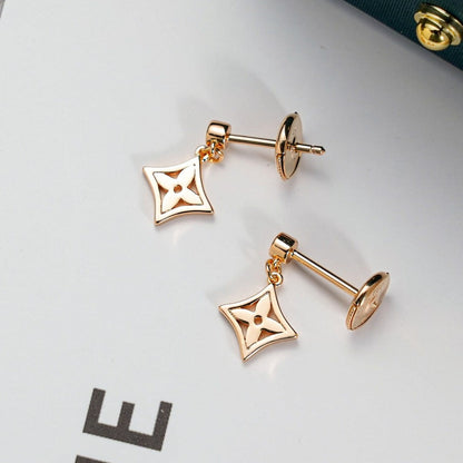 [LUXE]PENDIENTES ESTRELLA ORO