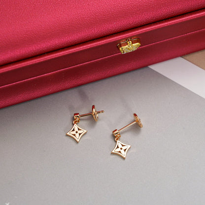 [LUXE]PENDIENTES ESTRELLA ORO