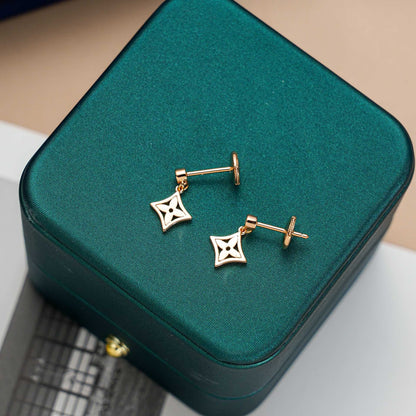 [LUXE]PENDIENTES ESTRELLA ORO