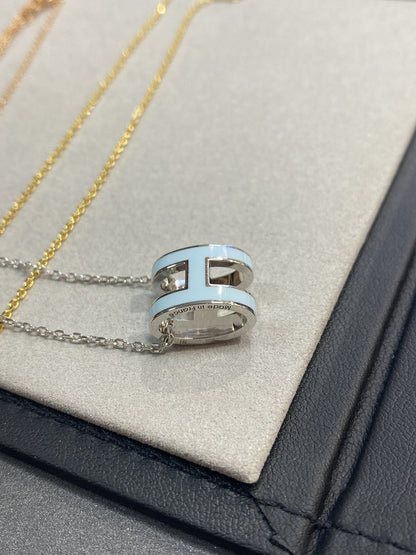 [LUXE] COLLAR POP H AZUL CLARO