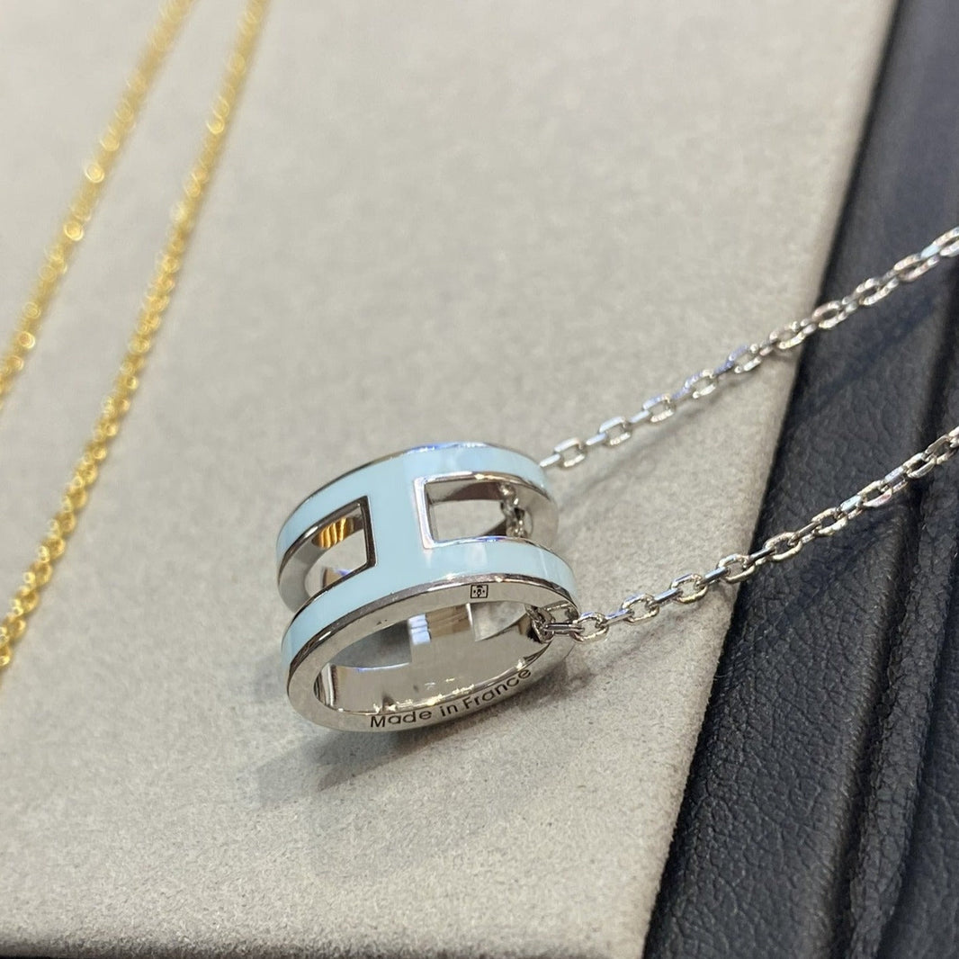 [LUXE] COLLAR POP H AZUL CLARO