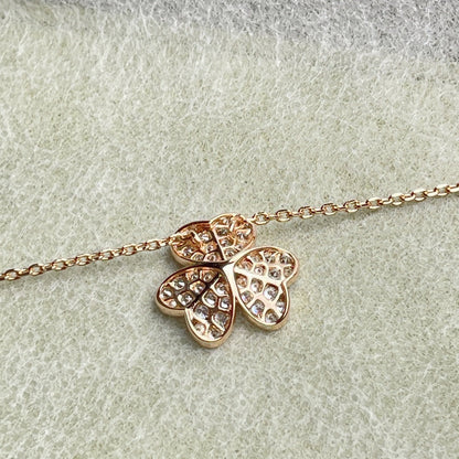 COLLAR DE DIAMANTES CON FLOR [LUXE]