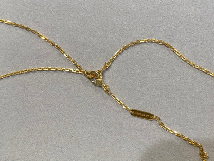 [LUXE] COLLAR TRÉBOL 25MM ORO CORNALINA
