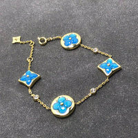 [LUXE]ESTRELLA Y SOL TURQUESA 4 MOTIVOS 3 DIAMANTES