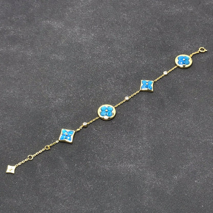 [LUXE]ESTRELLA Y SOL TURQUESA 4 MOTIVOS 3 DIAMANTES