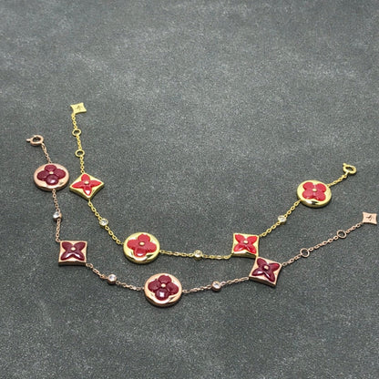 [LUXE]ESTRELLA Y SOL CORNALINA 4 MOTIVOS 3 DIAMANTES