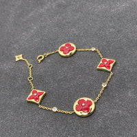 [LUXE]ESTRELLA Y SOL CORNALINA 4 MOTIVOS 3 DIAMANTES