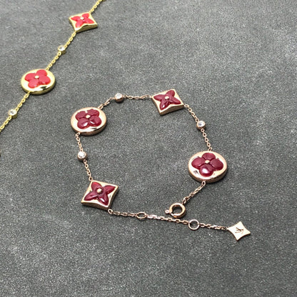 [LUXE]ESTRELLA Y SOL CORNALINA 4 MOTIVOS 3 DIAMANTES