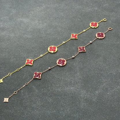 [LUXE]ESTRELLA Y SOL CORNALINA 4 MOTIVOS 3 DIAMANTES