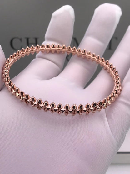 PULSERA CLASH DE ORO ROSA