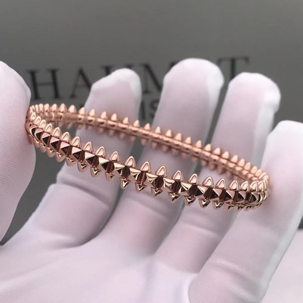 PULSERA CLASH DE ORO ROSA