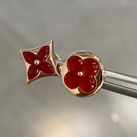 [LUXE] PENDIENTES DE CORNELIA EN ORO ROSA CON ESTRELLA Y SOL