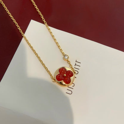 [LUXE]PULSERA PEDANTE SOL CARNELA