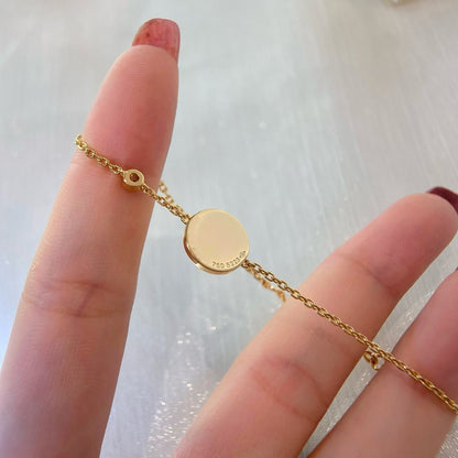 [LUXE]PULSERA PEDANTE SOL CARNELA