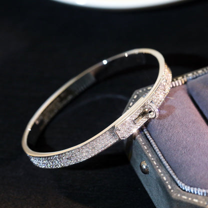 [LUXE]PULSERA KELLY CON PAVÉ DE DIAMANTES 