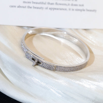 [LUXE]PULSERA KELLY CON PAVÉ DE DIAMANTES 