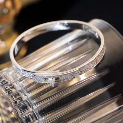 [LUXE]PULSERA KELLY CON PAVÉ DE DIAMANTES 