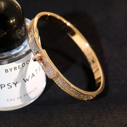 [LUXE]PULSERA KELLY CON PAVÉ DE DIAMANTES 