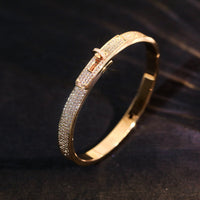 [LUXE]PULSERA KELLY CON PAVÉ DE DIAMANTES 