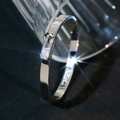 PULSERA DE PLATA Y DIAMANTES KELLY [LUXE]