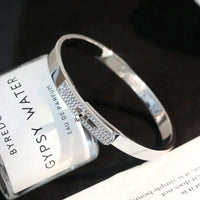 PULSERA DE PLATA Y DIAMANTES KELLY [LUXE]