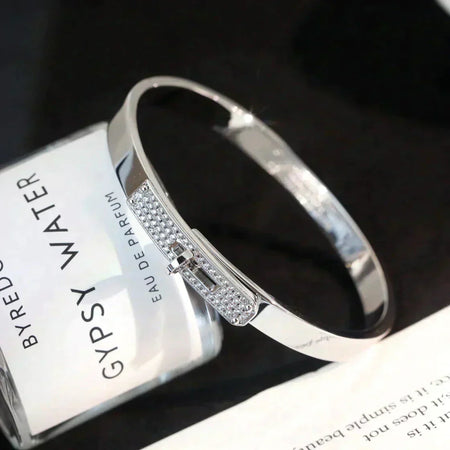 PULSERA DE PLATA Y DIAMANTES KELLY [LUXE]