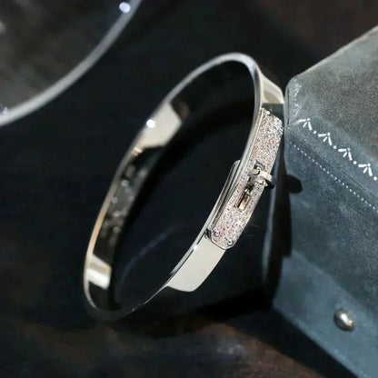 PULSERA DE PLATA Y DIAMANTES KELLY [LUXE]