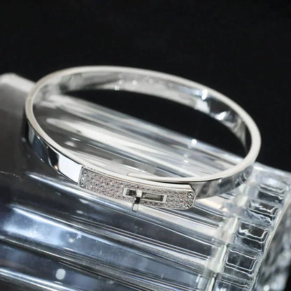PULSERA DE PLATA Y DIAMANTES KELLY [LUXE]