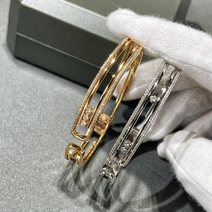 [LUXE] MOVE 10TH PAVED DIAMOND BRACELET
