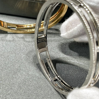 [LUXE] MOVE 10TH PAVED DIAMOND BRACELET