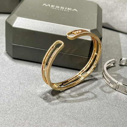 [LUXE] MOVE 10TH PAVED DIAMOND BRACELET