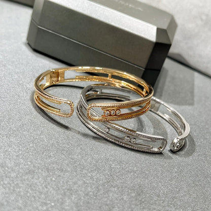[LUXE] MOVE 10TH PAVED DIAMOND BRACELET